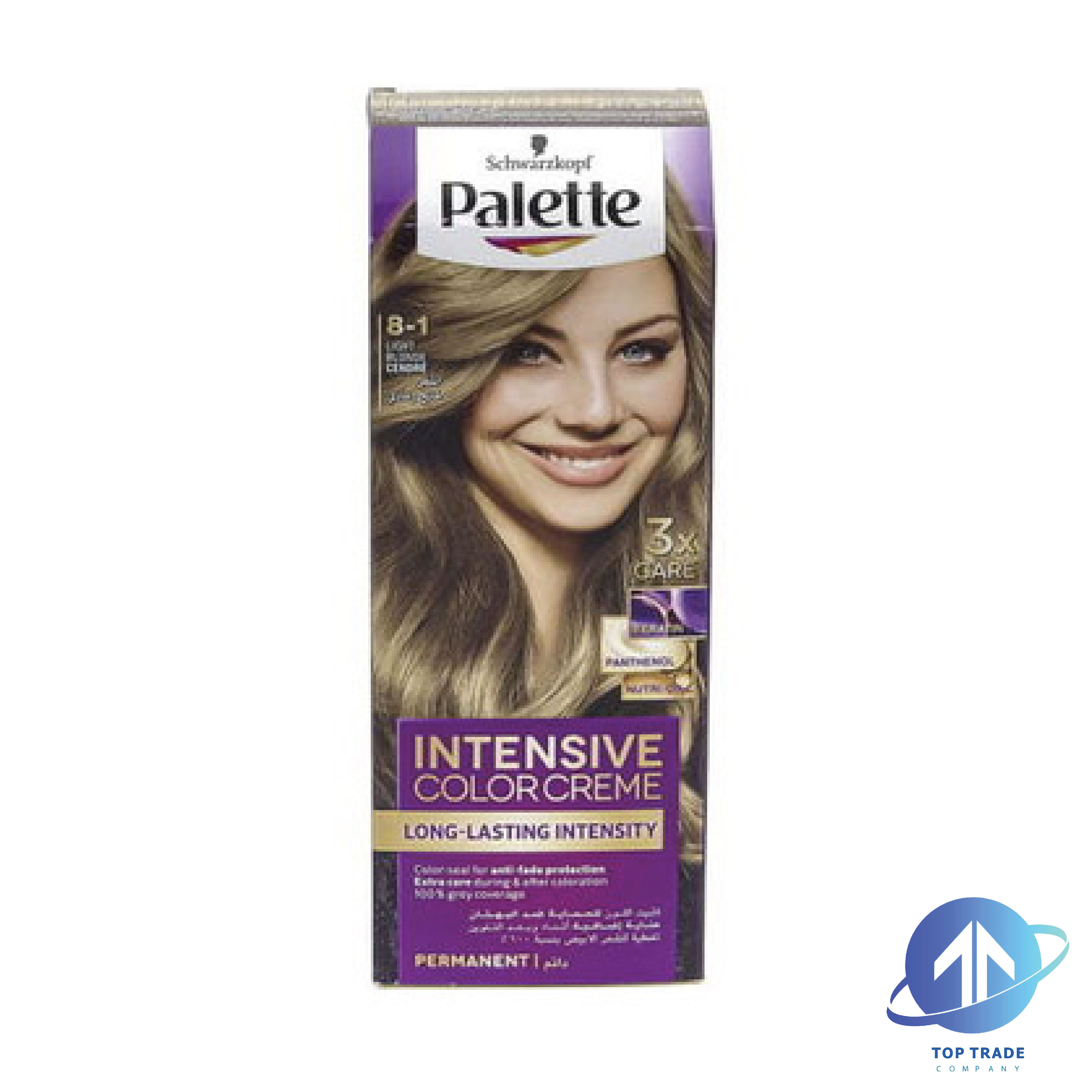 Palette Intensive Color Cream hair color 8-1 blond